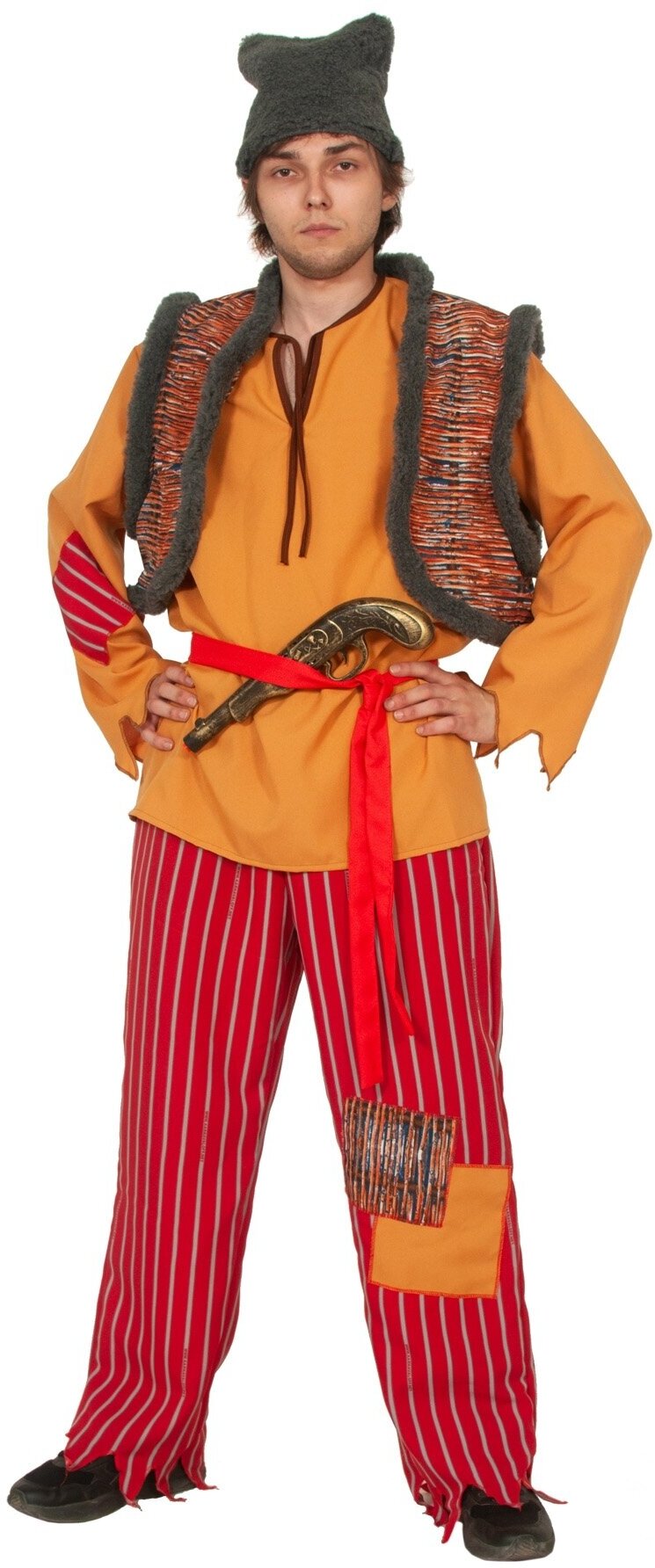 Карнавальный костюм взрослый Разбойник с мушкетом (52-54)