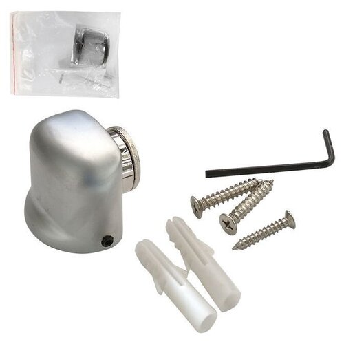 Упор дверной `чибис STM102 CP (хром) магнитный