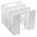 Лоток-сортер для бумаг вертикальный, 3 отделения, ErichKrause Techno Classic, белый (комплект из 2 шт)