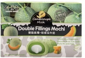 Пирожное Mochi "Double Filling" - двойная начинка с молоком и дыней