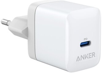 Сетевое зарядное устройство ANKER PowerPort III 20W (A2631), белый