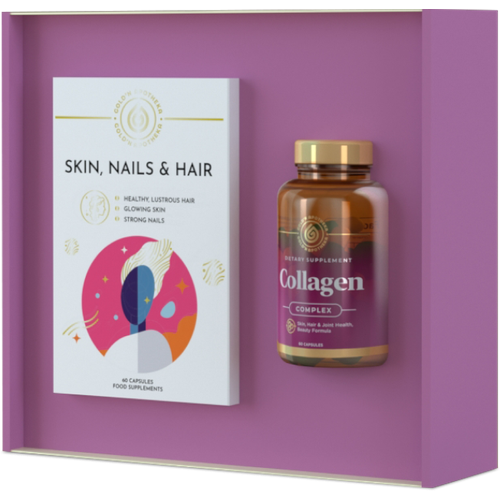GOLD'N APOTHEKA Beauty Box: Hair, Skin & Nails - Набор БАДов для здоровой кожи, волос и ногтей  - купить