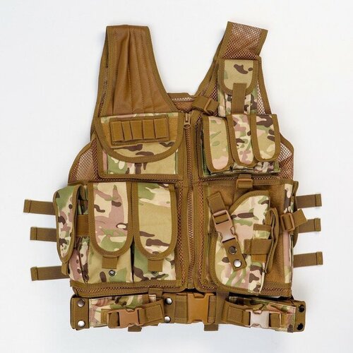 фото Жилет разгрузочный, песочный камуфляж no brand
