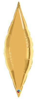 Воздушный шар П Б/РИС 27" конус Gold