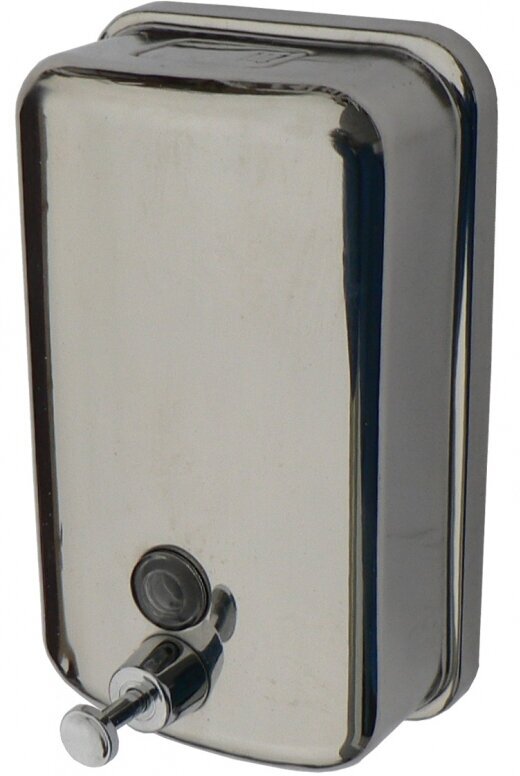 Дозатор для жидкого мыла Solinne TM 804, полированный хром - фотография № 10