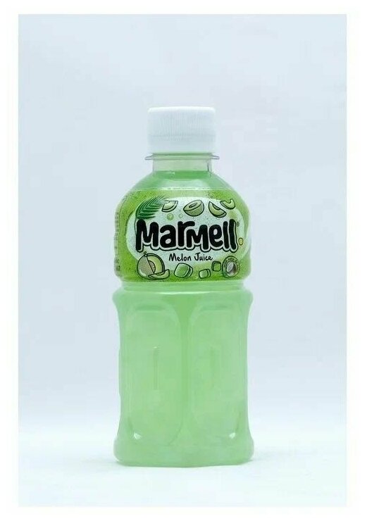 Напиток сокосодержащий Marmell (Мармелл) со вкусом дыни 0,32 л x 12 бутылок, пэт
