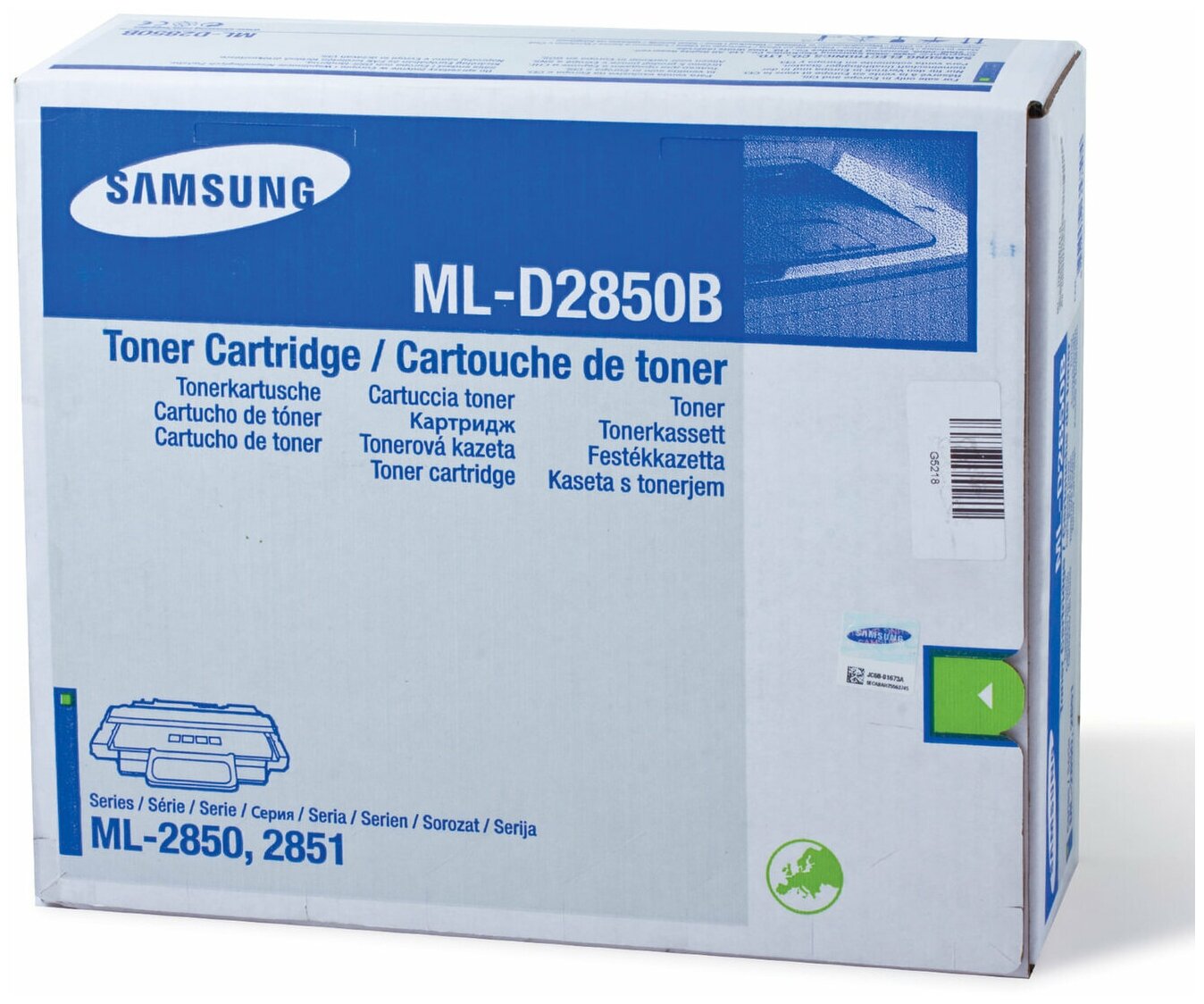 Тонер-картридж Samsung ML-D2850B, черный, оригинал