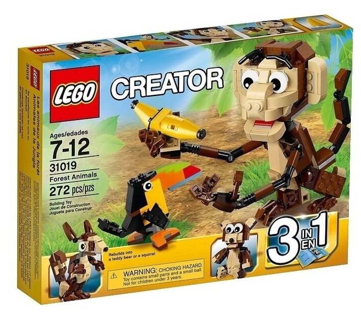 Конструктор LEGO Creator 31019 Забавные животные