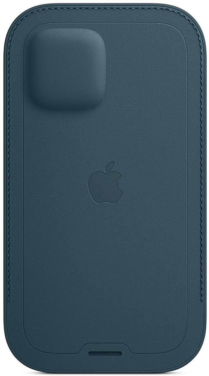Чехол (футляр) APPLE Leather Sleeve with MagSafe, для Apple iPhone 12/12 Pro, золотисто-коричневый [mhyc3ze/a] - фото №4