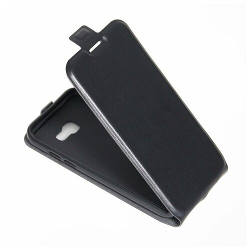 фото Чехол-флип mypads для samsung galaxy a3 (2017) sm-a320f вертикальный откидной черный