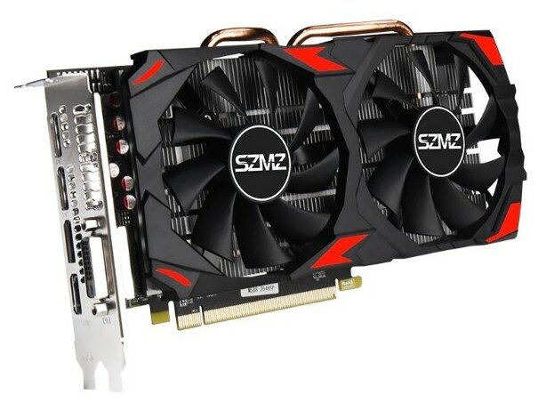 Видеокарта SZMZ Radeon RX580 / 8GB GDDR5 / 256bit GPU / Gaming / Игровая