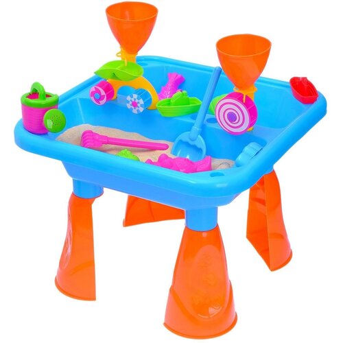 Игровой столик с песочным набором 2 в 1 18 предметов высота 355 см 6824₽