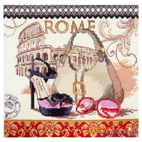 фото Набор для вышивания модные штучки по рисунку т. савеловой 20 х 20 см марья искусница 11.004.05