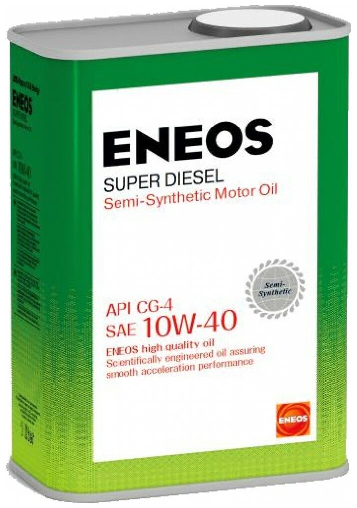 ENEOS Масло Моторное 10W40 Eneos 0,94Л Полусинтетика Super Diesel Cg-4