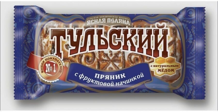 Пряники Ясная поляна Тульский, с фруктовой начинкой, 140 г - фотография № 2