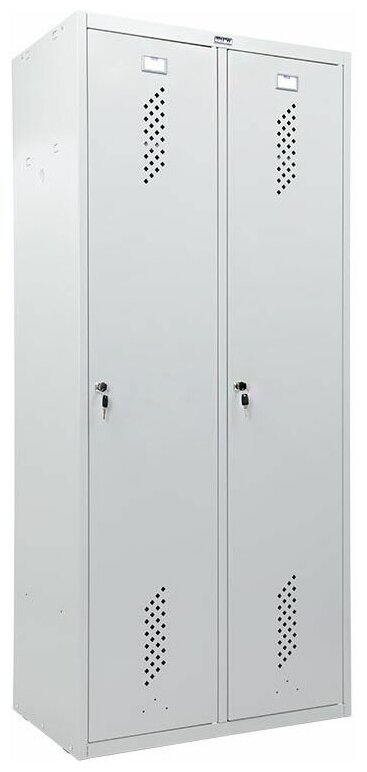 Шкаф для одежды практик LS 21-80 металл, 1830мм х 813мм серый [s23099552102]