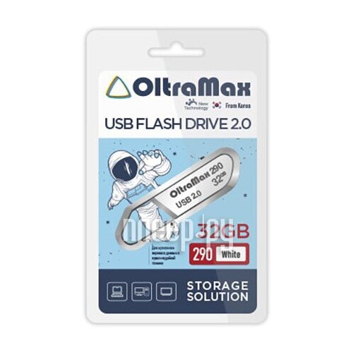 USB Flash Drive 32GB - OltraMax 290 2.0 OM-32GB-290-White