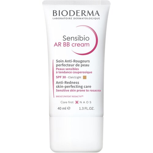 BB-крем BIODERMA Защитный AR для кожи с покраснениями и розацеа, 40 мл