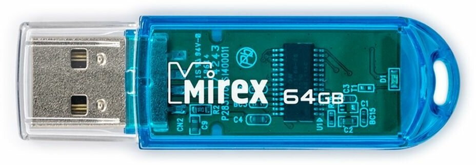 USB-флешка 30 64 Gb Mirex ELF BLUE голубая