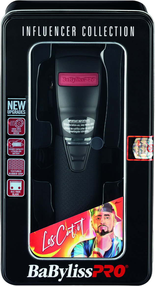 Babyliss Машинка для стрижки Barbers Spirit ChromFX, 0,8 -3.5 мм, аккумуляторно-сетевая, 8 насадок (Babyliss, ) - фото №4