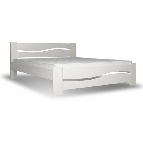 Белая односпальная кровать из дерева Дрёма Натура 