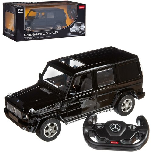 машина р у 1 24 mersedes g55 27030 Машина р у 1:14 Mercedes G55 AMG Цвет Черный 30400B