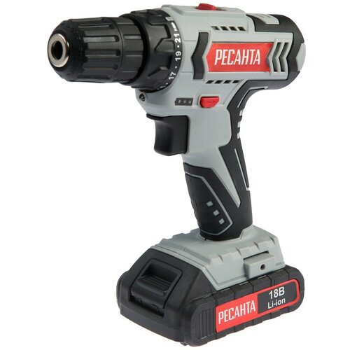 Дрель-шуруповерт ДА-18-2ЛК 18 Вт 2х2 Ач Li-Ion 50 Нм 4001400 обмин 15958₽