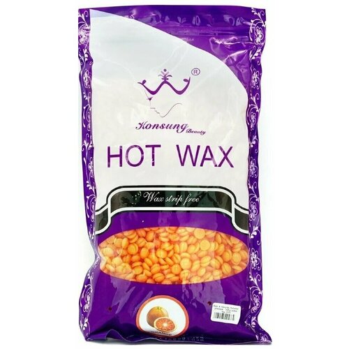 Воск в гранулах / Konsung Beauty / Hot Wax / горячий воск / для депиляции / для эпиляции / пленочный воск / 500 гр