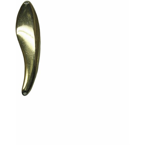 фото Блесна без оснащения 'golden river' - кукри (ятаган эллипс) гладкая, 19 грамм, 65 мм, золотой