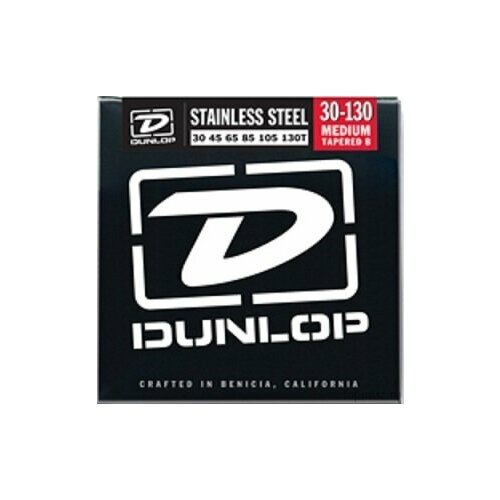 DUNLOP DBS Stainless Steel Bass Medium 6 Tapered 30-130Т струны для 6-струнной бас-гитары