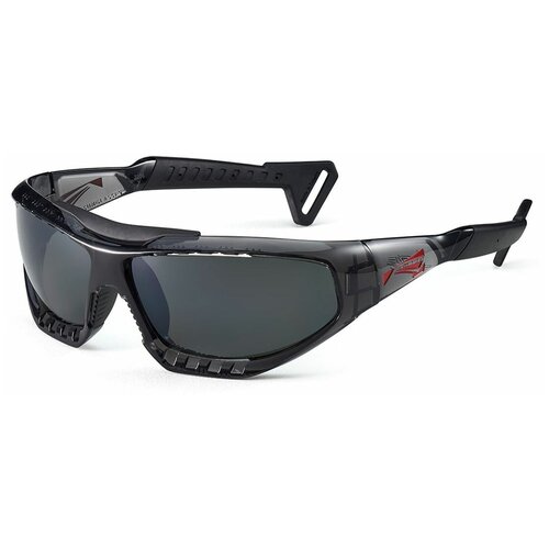 фото Солнцезащитные очки lip sunglasses lip surge / gloss trans. grey / black / pc polarized / levanté series chroma smoke, черный