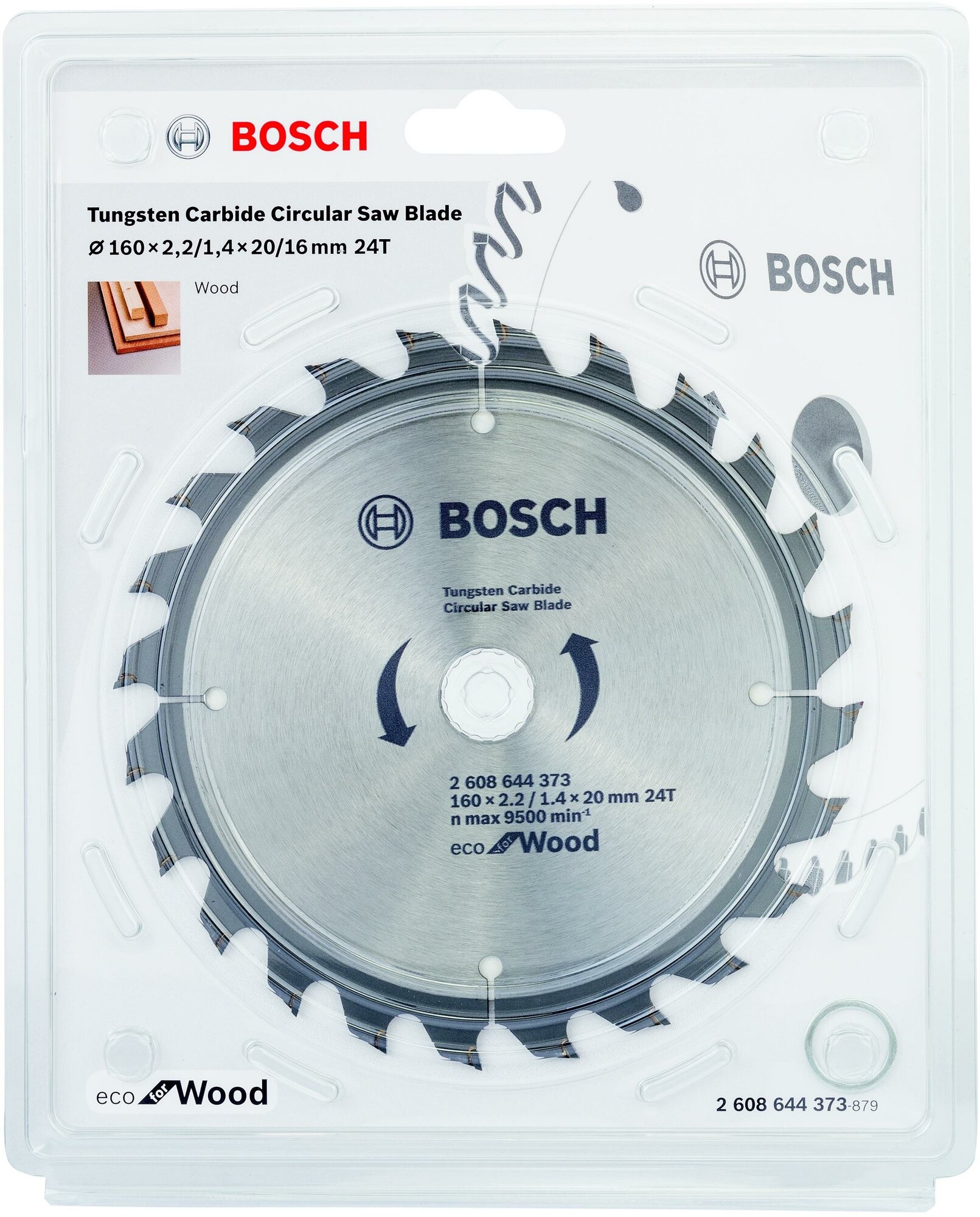 Пильный диск BOSCH Eco for wood 2608644373 160х20 мм - фотография № 4