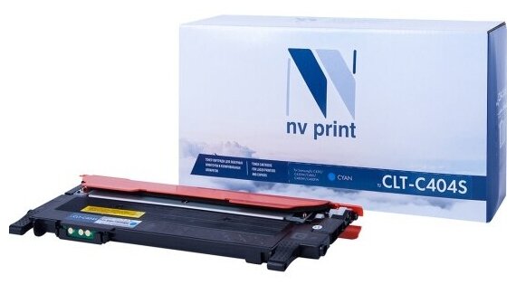 Картридж NV Print CLT-C404S Cyan для Samsung SL-C430/C430W/C480/C480W/C480FW (1000k)