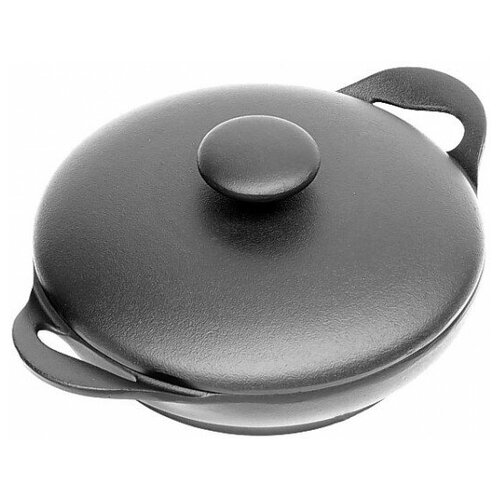 Чугунная кастрюля IWACHU 19,5см с крышкой, индукция 2,4кг