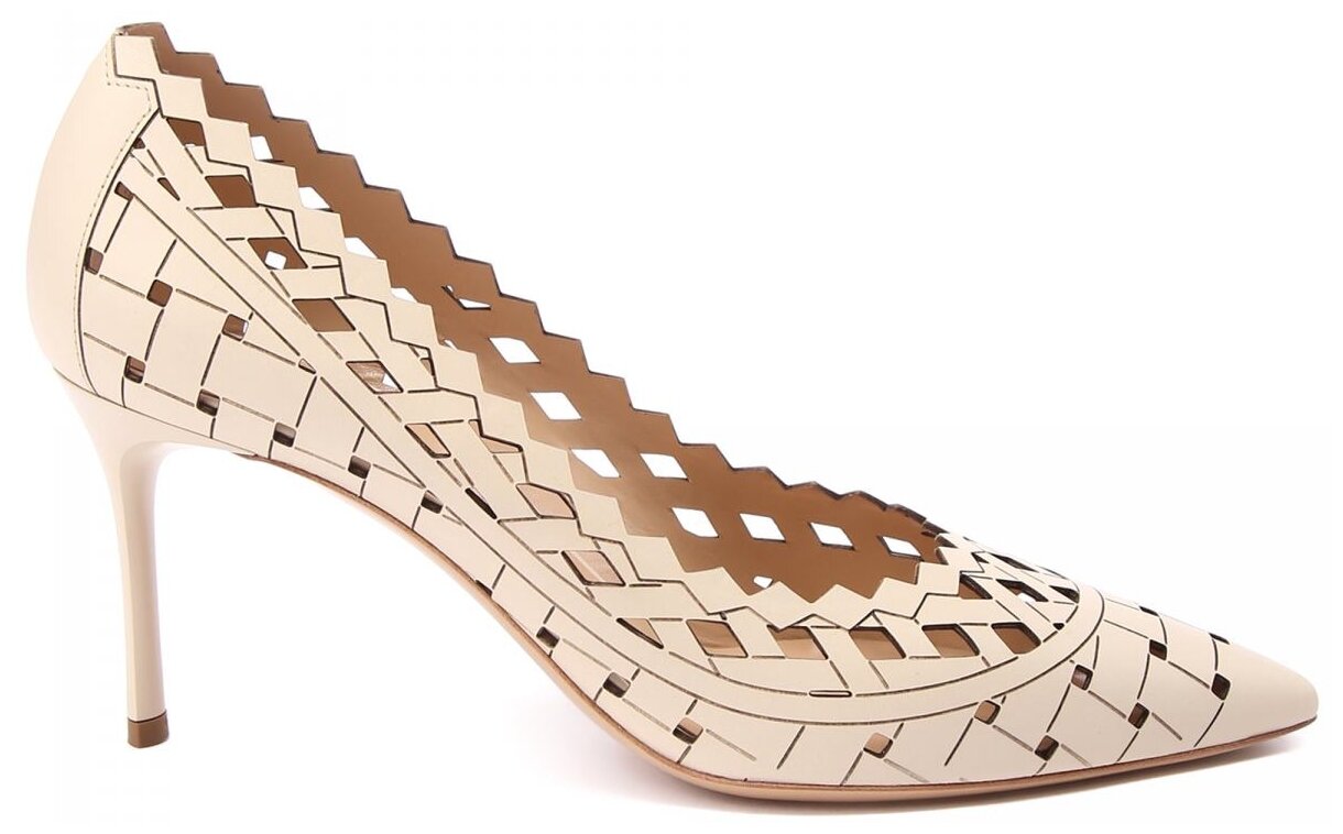 Туфли лодочки Baldinini, размер 38, бежевый — фото 1