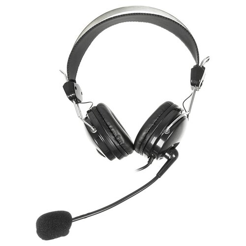 A4Tech HS-7P Черный Гарнитура стерео монитор типа закрытые рег громкости с выкл 20-20000Гц 32 Ом 97дБ кабель 35 jack 3 pin 4050₽