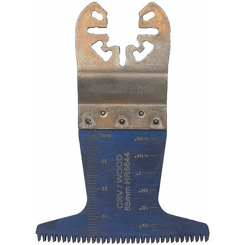 Насадка на реноватор/Полотно пильное погружное по древесине Hilberg Cr-V 65*40*14TPI HR6644