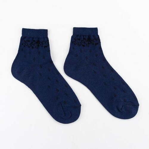 Носки Collorista, размер 37, синий носки collorista размер 30 синий белый