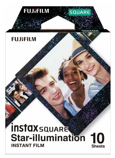 Картридж для фотоаппарата Fujifilm Colorfilm Instax SQUARE Star-illumination 10 снимков