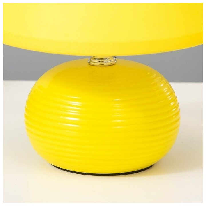 Настольная лампа "Саленто" Е27 40Вт желтый 17х17х23 см - фотография № 4