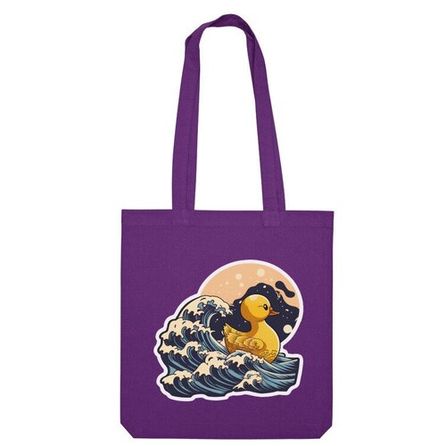 фото Сумка шоппер us basic, фиолетовый