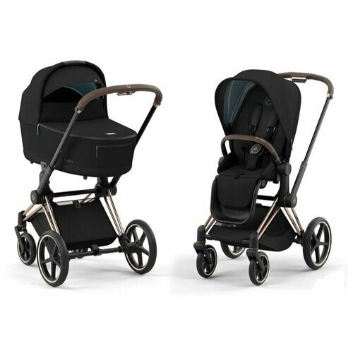 Cybex Priam IV Коляска 2 в 1, шасси IV Rosegold/Black