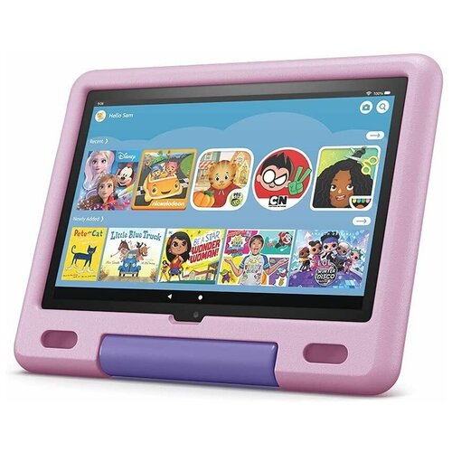 Абсолютно новый планшет Fire HD 10 Kids, 10,1 дюйма, 1080p, Full HD, возраст от 3 до 7 лет, 32 ГБ, Lavender