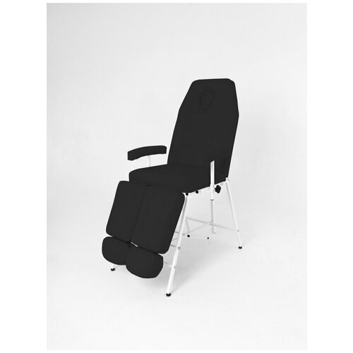 Кресло косметологическое массажное Горизонт, Masscomplekt, черный