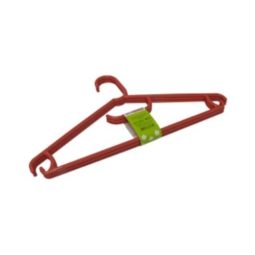 Комплект вешалок для легкой одежды Эконова размер 48 3 штуки микс пластик 292₽