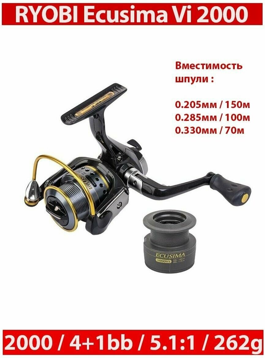 Катушка RYOBI Ecusima Vi 2000