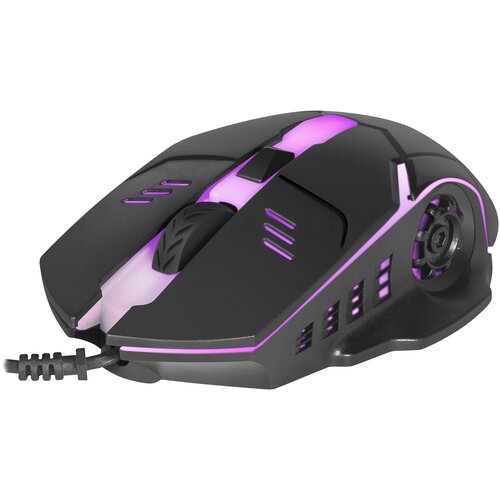 Игровая мышь c подсветкой RGB 6000K 1200 dpi 5 программируемых кнопок черный 79000₽