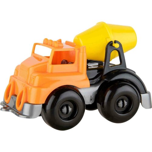 Машинка Knopa Вжух на стройке (86216) 1:15, 10 см, желтый/оранжевый/черный knopa машина грузовик вжух на стройке цвета микс