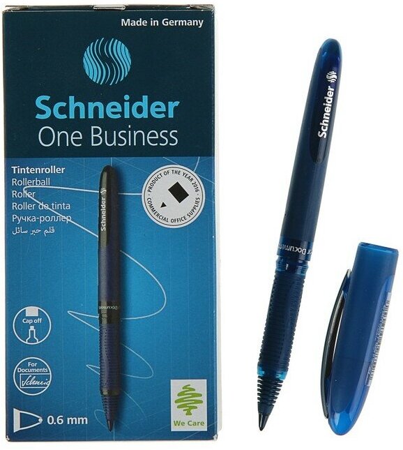 Schneider Ручка-роллер Schneider One Business, узел 0.6 мм, чернила синие