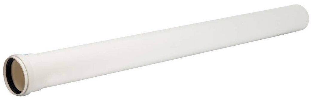 фото STOUT элемент дымохода DN 80 труба 1000 мм п/м